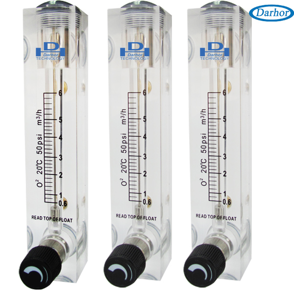 acrylic flow meter